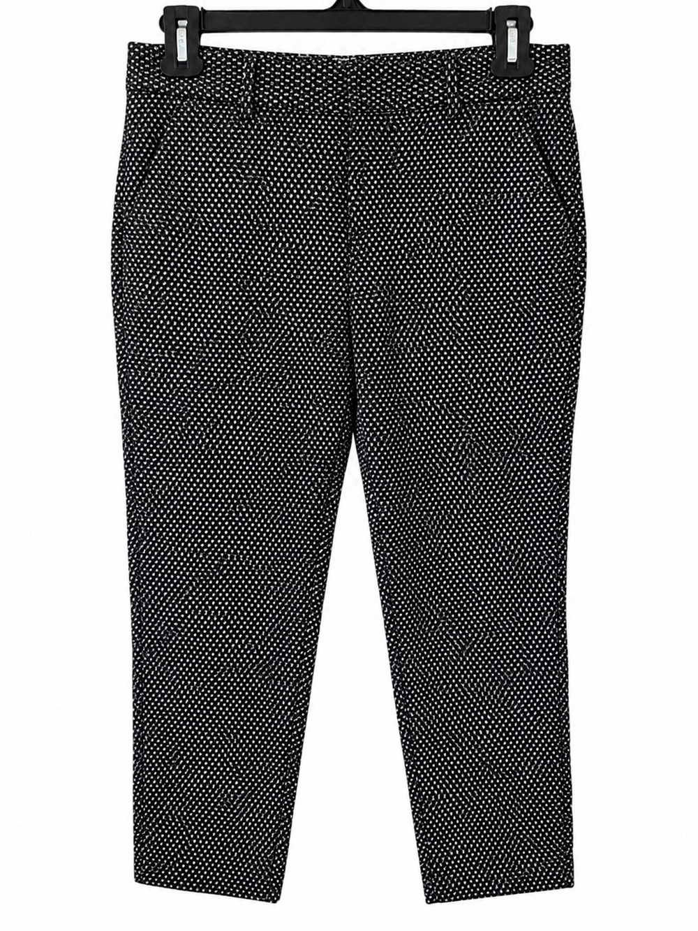 Banana Republic Sloan Black & White Printed Ankle Pants – Size 6